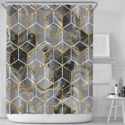 Aqua Essence Badezimmer-Caesar Duschvorhang – Elegantes römisches Badezimmerdekor