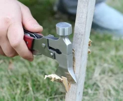 The Outdoor Vault Heimwerkzeuge|Outdoor & Garten-Campinghammer aus Edelstahl – Multifunktionale Outdoor-Ausrüstung