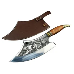 The Outdoor Vault Heimwerkzeuge|Outdoor & Garten-Campingmesser - Edelstahl Fighter Tiger Design