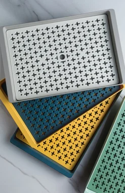 Tom Wohndeko|Küche & Esszimmer-Campora Modern Drain Storage Trays – Eco-Friendly PC Organizer