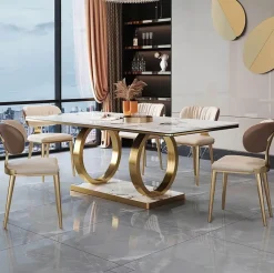 The Lounge Loft Möbel-Caprice Esstisch – Moderne runde Esszimmermöbel