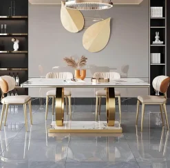 The Lounge Loft Möbel-Caprice Esstisch – Moderne runde Esszimmermöbel