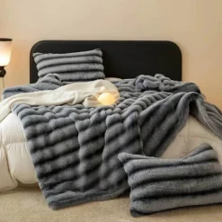 Cozy Haven Bettzeug-Carlo Decke – Kuschelweiche Überwurfdecke