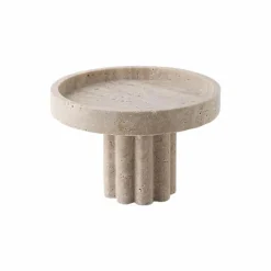 Cozy Nest Decor Wohndeko-Carlotta Travertin-Tablett