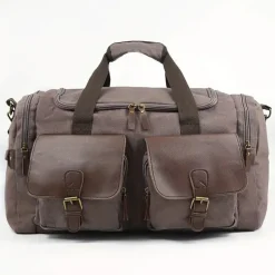 BagAura Taschen & Geldbörsen-Carry-On Duffel – Reisetasche mit Trolley-Hülle & Gepäckfach