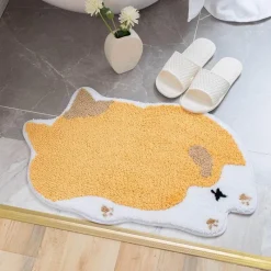 Soft Steps Badezimmer-Cartoon Absorbent Floor Mat - Fun Decorative Rug for Home