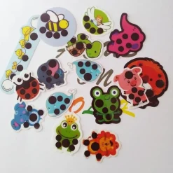 Kinder The Relaxation Nook Kinderwagen & Zubehör|Gesundheits-Gadgets-Cartoon Baby Thermometer Aufkleber - Niedlicher Gesundheitstracker