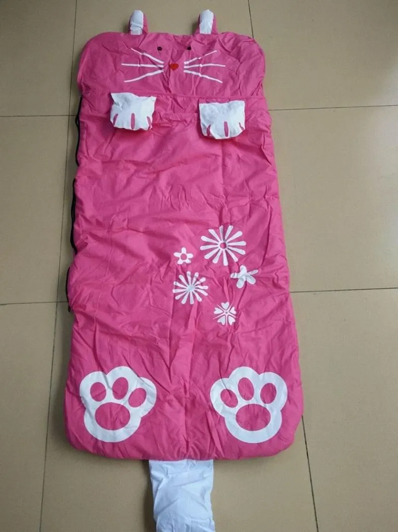 The Decor Haven Camping-Werkzeuge|Outdoor-Artikel-Cartoon Dinosaurier Kind Schlafsack