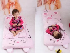 The Decor Haven Camping-Werkzeuge|Outdoor-Artikel-Cartoon Dinosaurier Kind Schlafsack