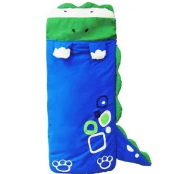 The Decor Haven Camping-Werkzeuge|Outdoor-Artikel-Cartoon Dinosaurier Kind Schlafsack