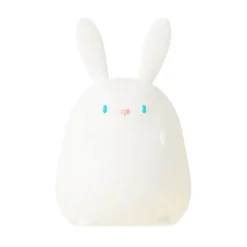 Bright Accents Beleuchtung-Cartoon Kaninchen Nachtlicht - Silikon Kinderlampe