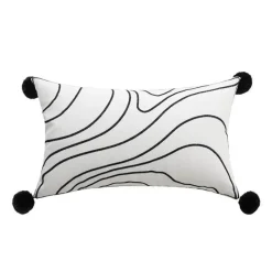 Pillow Haven Bettzeug-Cartoon Tiger Kissenbezug - Bestickte Schlafzimmerdekoration aus Baumwolle