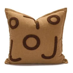 Pillow Haven Bettzeug-Cartoon Tiger Kissenbezug - Bestickte Schlafzimmerdekoration aus Baumwolle