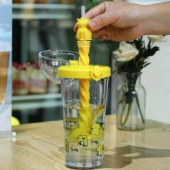 The Culinary Kit Küche & Esszimmer-Cartoon-Mischbecher – 500 ml neuartiger Behälter