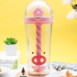 The Culinary Kit Küche & Esszimmer-Cartoon-Mischbecher – 500 ml neuartiger Behälter