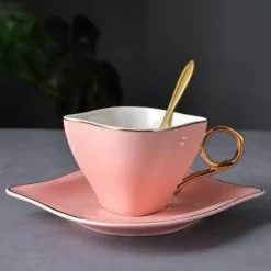 The Cozy Mug Küche & Esszimmer-Cellini Keramik-Kaffeetasse – Elegante Tasse für Kaffeeliebhaber