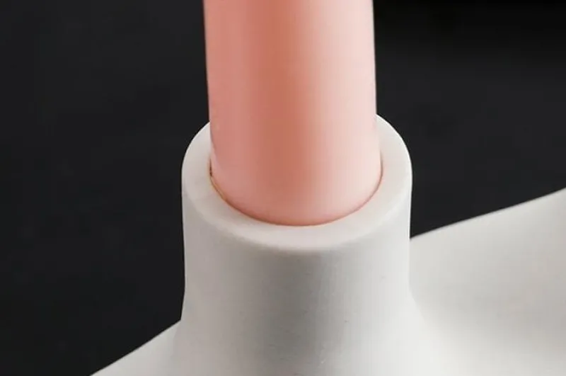 Tom Wohndeko-Ceranova Abstract Ceramic Candle Holder – Modern Minimalist Accent