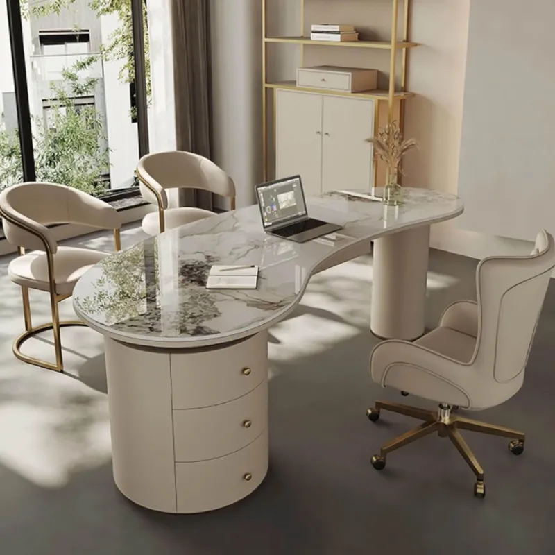 The Lounge Loft Möbel-Cesarina Büroschreibtisch – Moderner Schreibtisch mit Stauraum