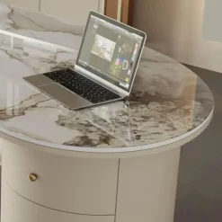 The Lounge Loft Möbel-Cesarina Büroschreibtisch – Moderner Schreibtisch mit Stauraum