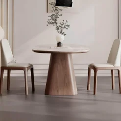 The Lounge Loft Möbel-Charles Travertin Esstisch - Eleganter Natursteintisch