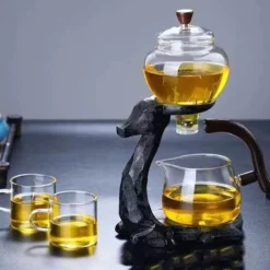 The Cozy Mug Küche & Esszimmer-Chinesische Drachenteekanne aus Keramik – Magnetisches Teeservice