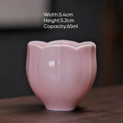 Plates u0026 More Küche & Esszimmer-Chinesisches Kung-Fu-Teetassen-Set – Blumenkeramik, Espresso-Keramik