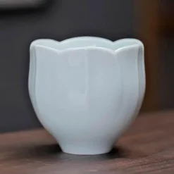 Plates u0026 More Küche & Esszimmer-Chinesisches Kung-Fu-Teetassen-Set – Blumenkeramik, Espresso-Keramik