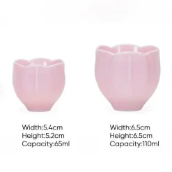 Plates u0026 More Küche & Esszimmer-Chinesisches Kung-Fu-Teetassen-Set – Blumenkeramik, Espresso-Keramik