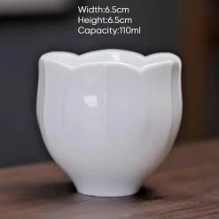 Plates u0026 More Küche & Esszimmer-Chinesisches Kung-Fu-Teetassen-Set – Blumenkeramik, Espresso-Keramik