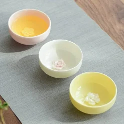 Plates u0026 More Küche & Esszimmer-Chinesisches Teetassen-Set aus Porzellan – elegante Espressotassen aus Keramik