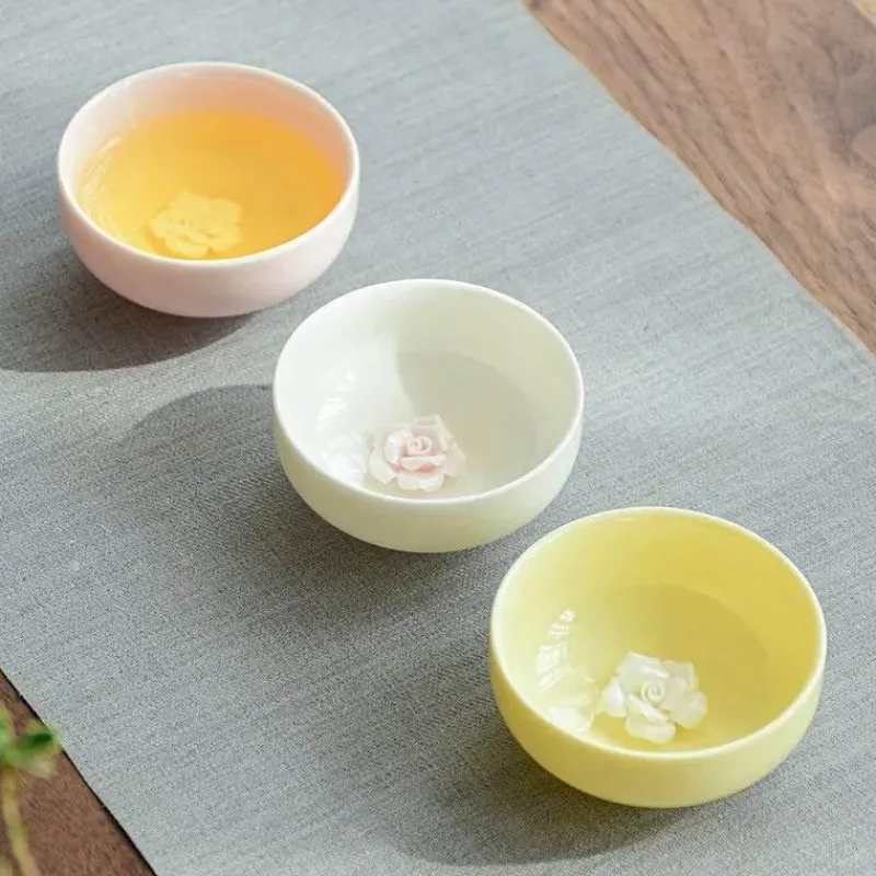 Plates u0026 More Küche & Esszimmer-Chinesisches Teetassen-Set aus Porzellan – elegante Espressotassen aus Keramik