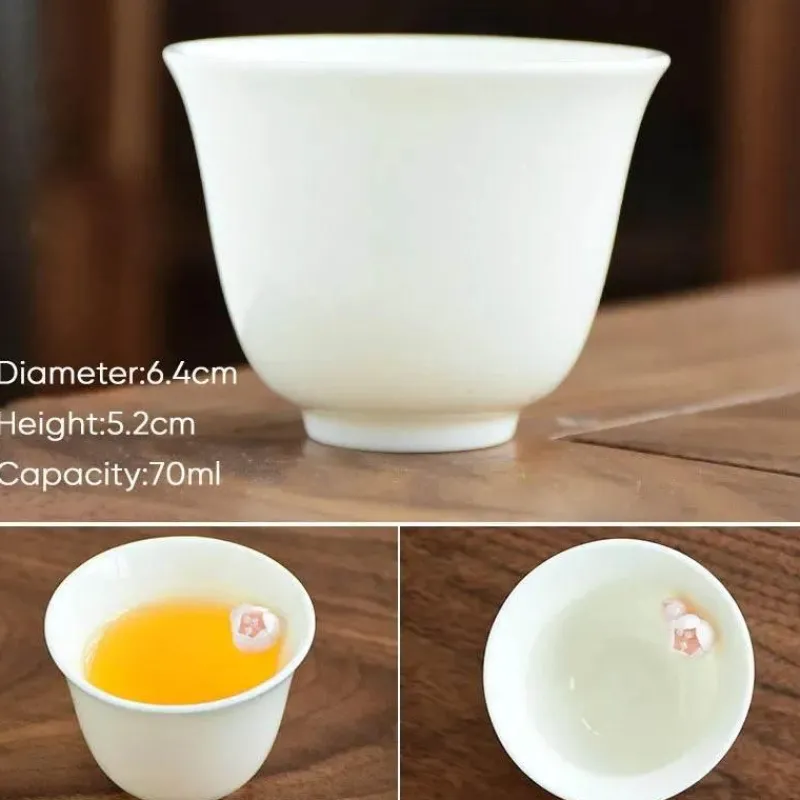 Plates u0026 More Küche & Esszimmer-Chinesisches Teetassen-Set aus Porzellan – elegante Espressotassen aus Keramik