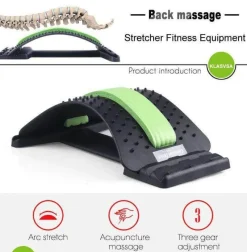 The Relaxation Nook Fitness-Gadgets|Gesundheits-Gadgets-Chiropraktisches Rückenmassagegerät – Magische Schmerzlinderungs-Stretcher