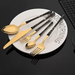Cutlery Craft Küche & Esszimmer-Choron Edelstahl-Besteckset – Elegantes Essbesteck