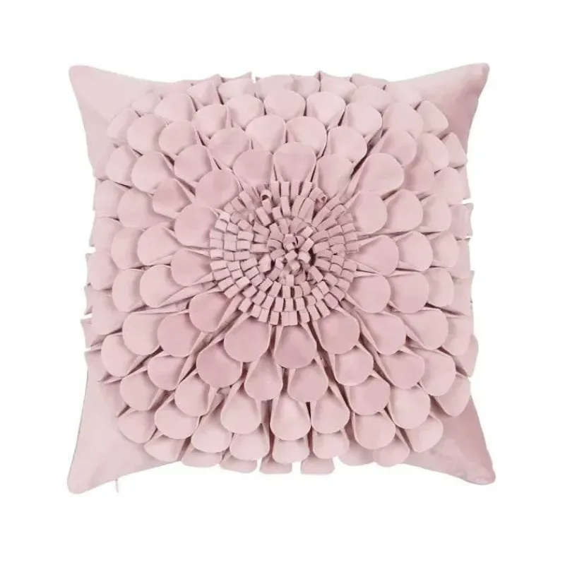 Pillow Haven Bettzeug-Chrysanthemum Patchwork Kissenbezug – Elegantes Blumendesign