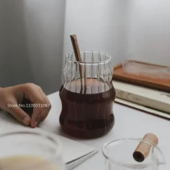 Plates u0026 More Küche & Esszimmer-Chubby Doodle Glasbecher – 4er-Set für heiße und kalte Getränke