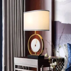 Glow u0026 Shade Beleuchtung-Circle Table Lamp - Springtide Design