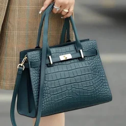 Decor Taschen & Geldbörsen-City Trend Elegance Elite Lederhandtasche