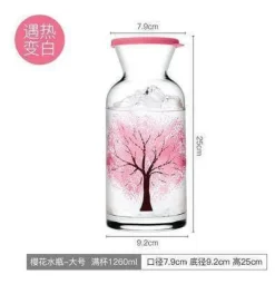Comfort u0026 Style Beleuchtung-Clementine Glass Water Bottle - Stylish Reusable Drink Container