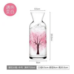 Comfort u0026 Style Beleuchtung-Clementine Glass Water Bottle - Stylish Reusable Drink Container