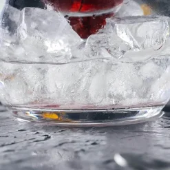 Deco Küche & Esszimmer-Cocktailglas mit Eiszapfen aus Kristallglas – Elegantes Trinkgeschirr