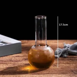 Plates u0026 More Küche & Esszimmer-Cocktailglas mit Spiralstrohhalm – Kreativer Partykelch