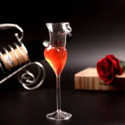 Tom Küche & Esszimmer-Cocktailglas-Set – körperförmiges Stielglas für Partys und Nachtclubs