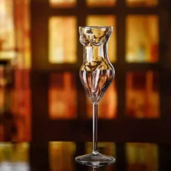 Tom Küche & Esszimmer-Cocktailglas-Set – körperförmiges Stielglas für Partys und Nachtclubs