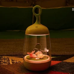 Comfort u0026 Style Beleuchtung-Colorful LED Micro-Landscape Plant Light - USB Charging Novelty Decor