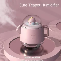 Comfort u0026 Style Beleuchtung-Colorful Teapot Humidifier with Night Light - USB Air Diffuser