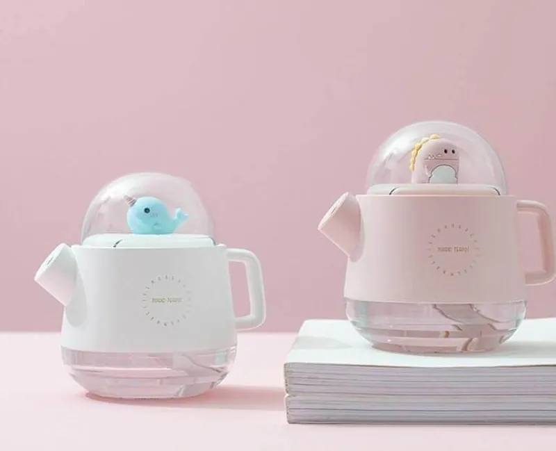 Comfort u0026 Style Beleuchtung-Colorful Teapot Humidifier with Night Light - USB Air Diffuser
