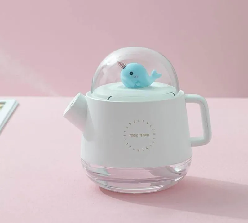 Comfort u0026 Style Beleuchtung-Colorful Teapot Humidifier with Night Light - USB Air Diffuser