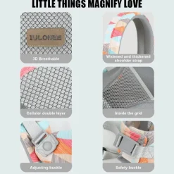 Kinder The Decor Haven Kinderwagen & Zubehör-Convertible Baby Carrier - Multifunktionale Babytrage