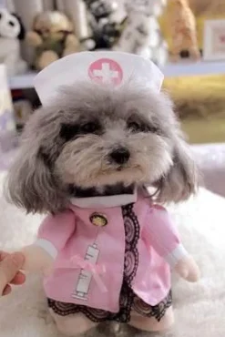 Decor Haustierzubehör-Cop-Hundekostüm – Entzückendes Polizisten-Outfit für Haustiere